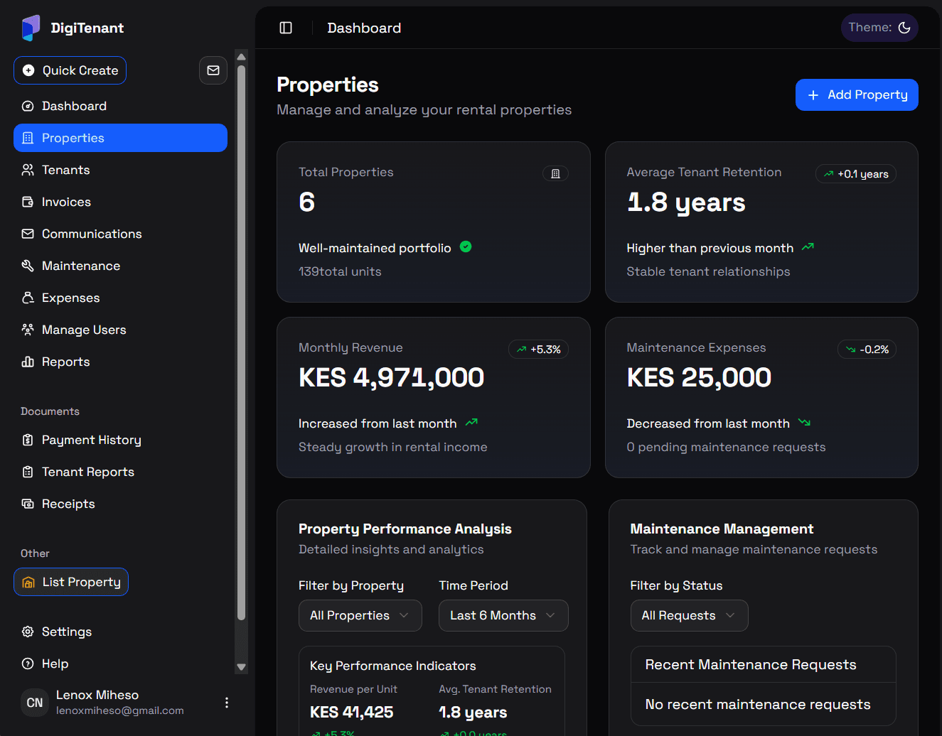 DigiTenant - Smart Property Management
